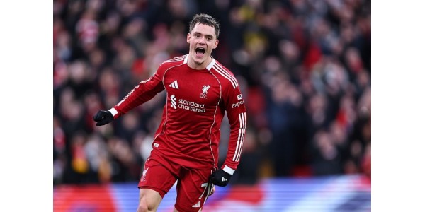 Florian Wirtz teki vihdoin ensimmäisen maalinsa Liverpoolille